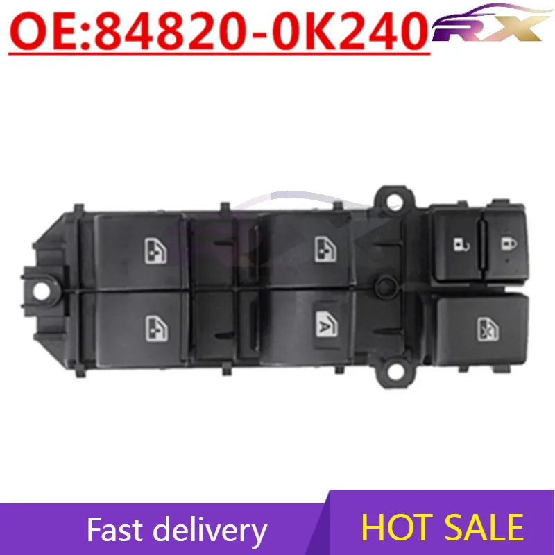 

OEM:84820-0K240 Right-drive Power Window Master Control Switch For Toyota Hilux