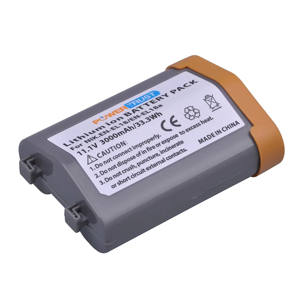 EN-EL18 Battery for Nikon EN-EL18a EN-EL18b EN-EL18c, D4 D4S D5 D6 Digital SLR Cameras, MB-D12 MB-D17 MB-D18 Battery Grips,MH-33