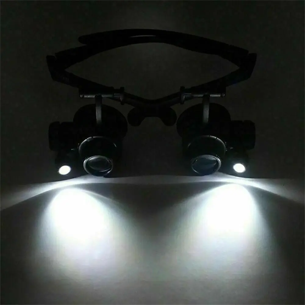 Optical Instruments Watch Repair Kit With LED Light Jeweler Microscope Loupe Magnifying Magnifier Eyeglass