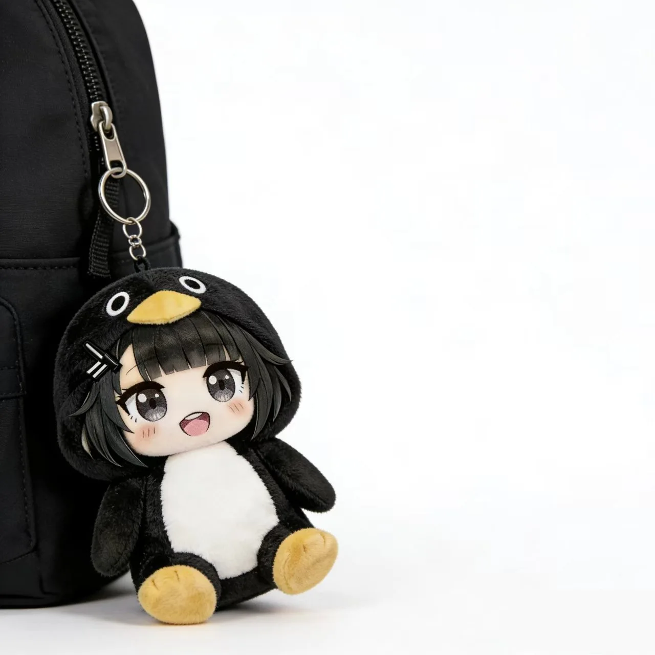 Anime peripheral voice plush toys, backpack keychain keychain gifts, 