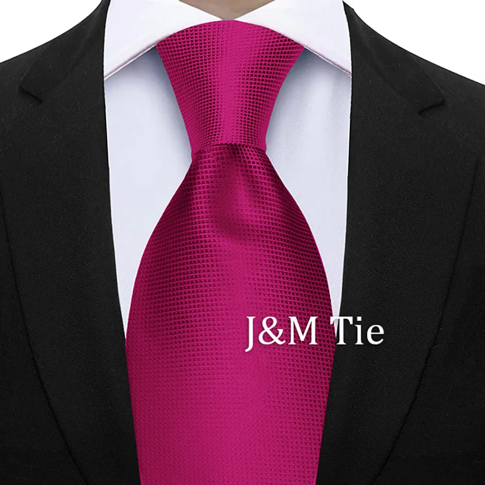 Solid Tie 6cm Necktie For Men Fashion Wedding Ties Slim Purple Classic Neckties Men Business Jacquard Woven Classic Gravats