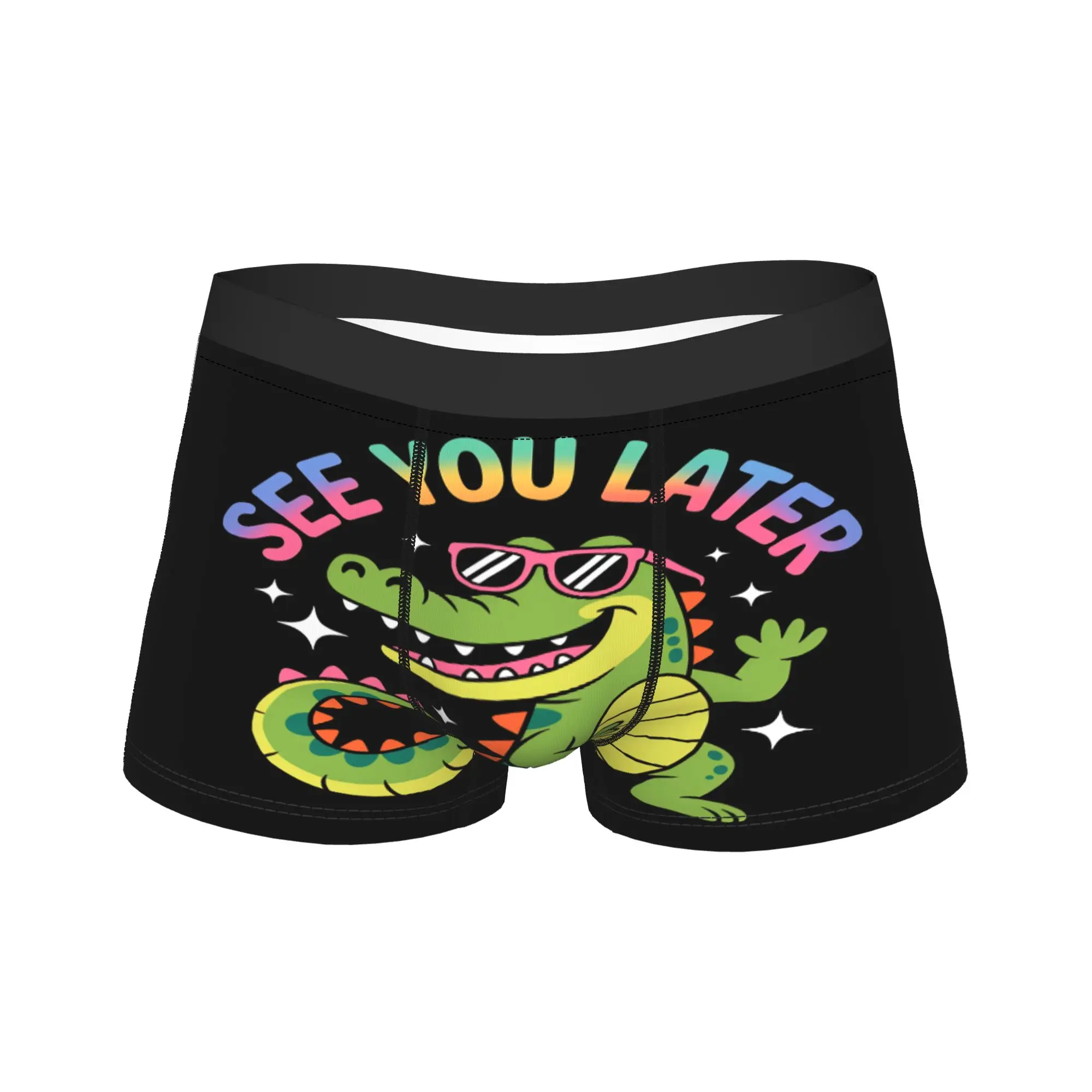 

Tung Tung Tung Sahur итальянское нижнее белье Brainrot Meme, мужские шорты, сексуальные мягкие трусы с принтом, большие размеры