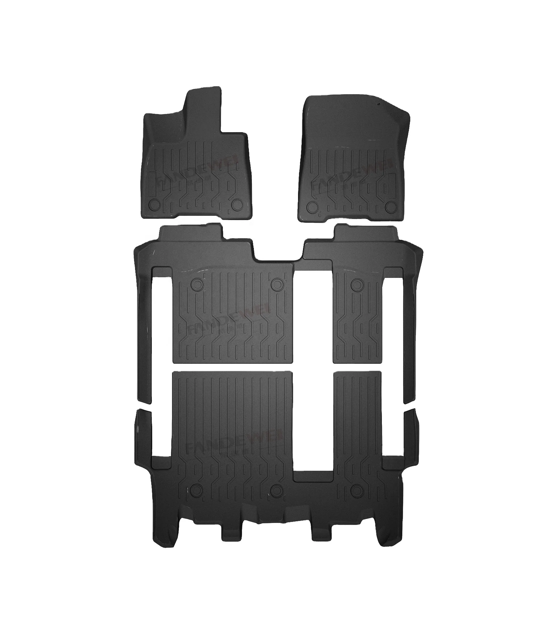 

Высококачественный 3D автомобильный напольный коврик с лотком, водонепроницаемые и прочные автомобильные коврики, автозапчасти для Toyota Sienna