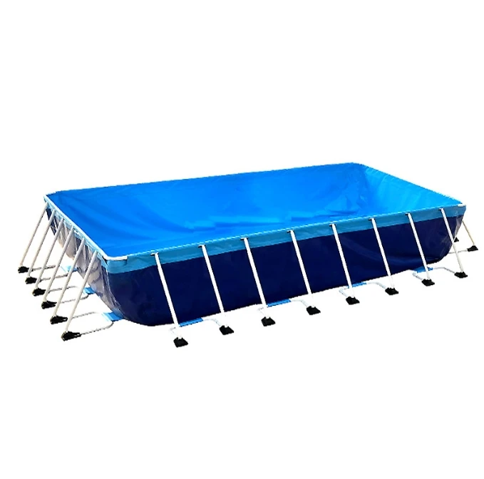 10M Metal Frame Portable Large Pool Rectangular Ground Commercial Swimming Pool Water Parkpromote sales