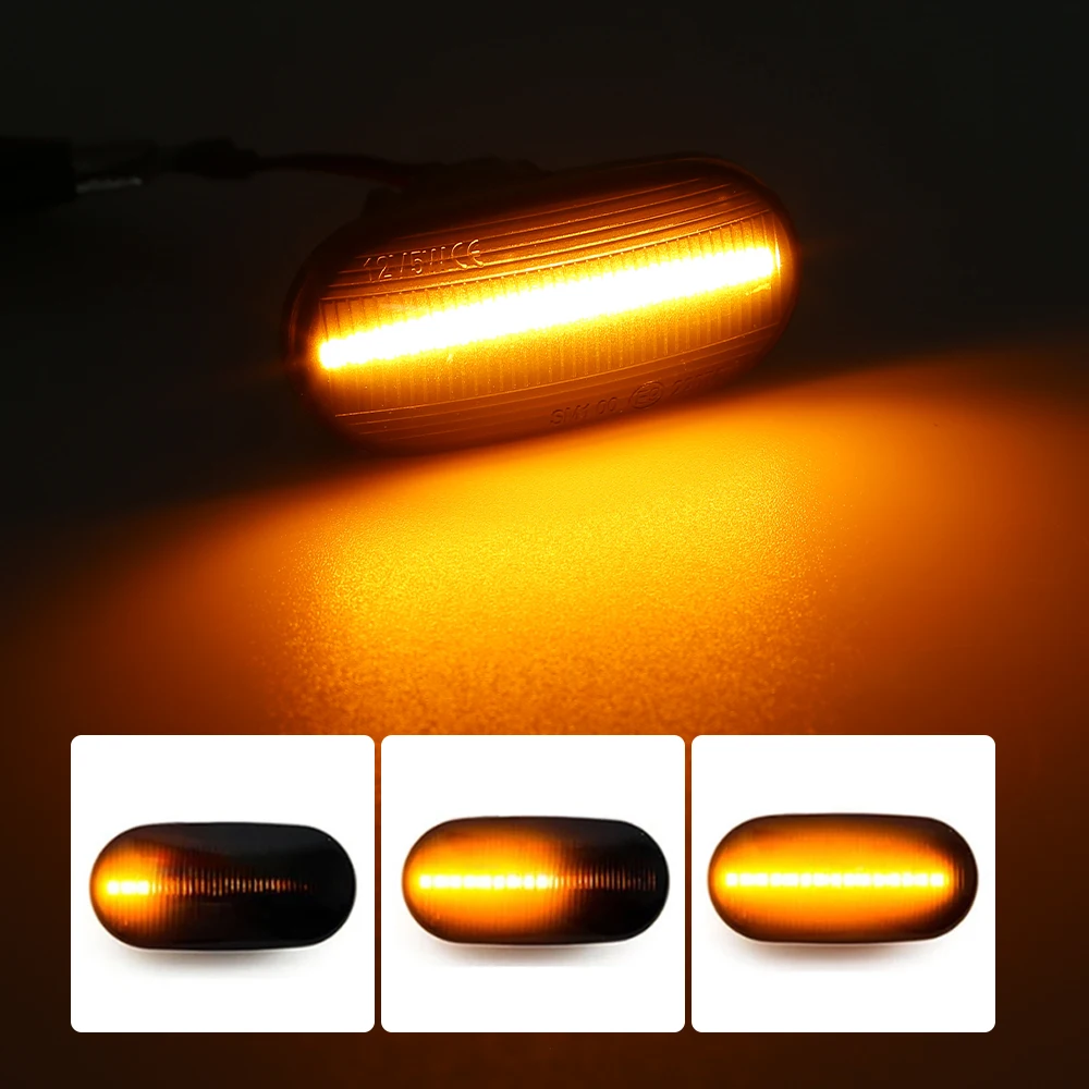 LED Dynamic Side Marker Turn Signal Light Flashing Indicator For Honda Acura CRX Civic DelSol Fit Integra Prelude S2000AP1AP2S2K