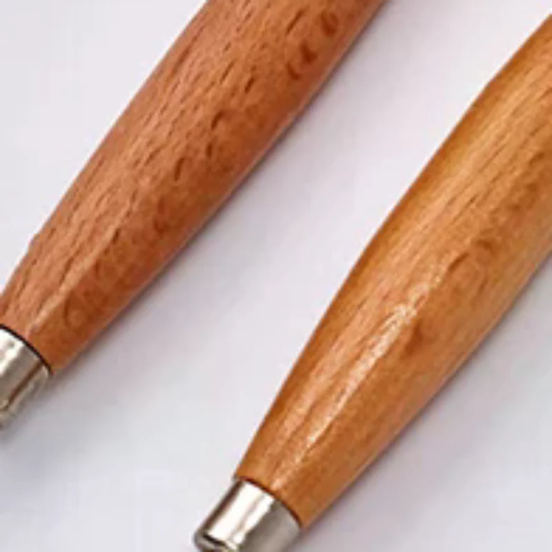 2pcs Leather Craft Tool Set Modeling Stylus Carving Tool Embossing Carving Blade Press Design Tool