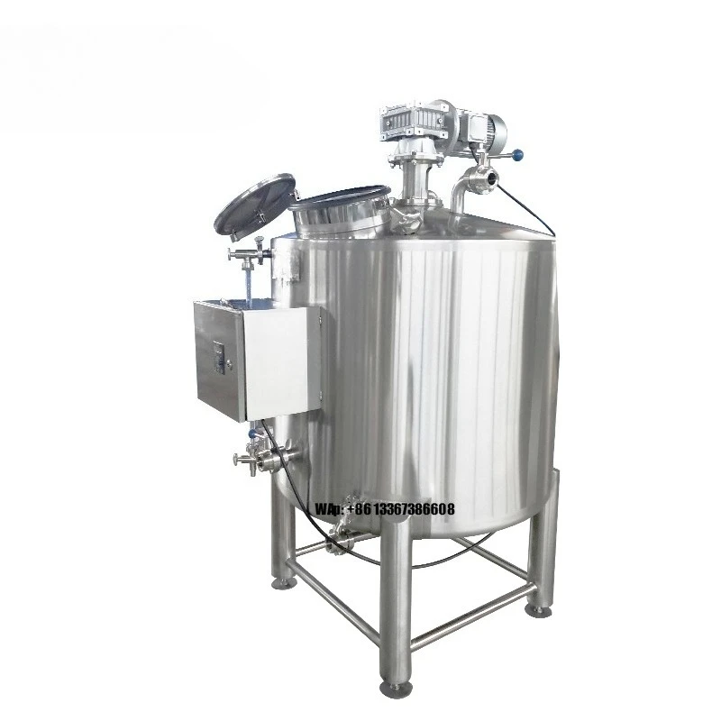 

Factory Price Liquid Chemical 304/316 Stainless Steel Mixing Tank With Agitator Fermentation Tank With Stirrer