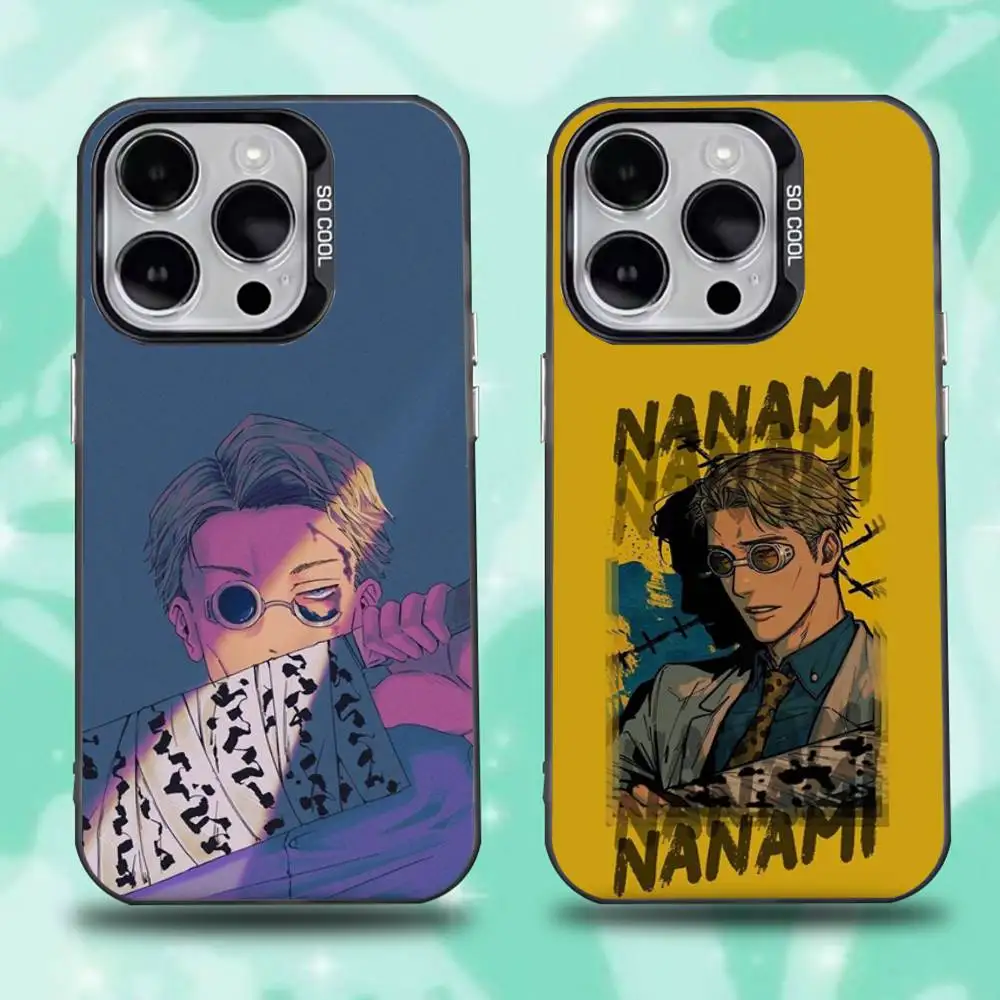 

Kento Nanami Jujutsu Kaisen Phone Case For iPhone 16,15,14,13,12,11,Mini,Pro,E,SE4,XS,MAX Black Candy Matte Cover