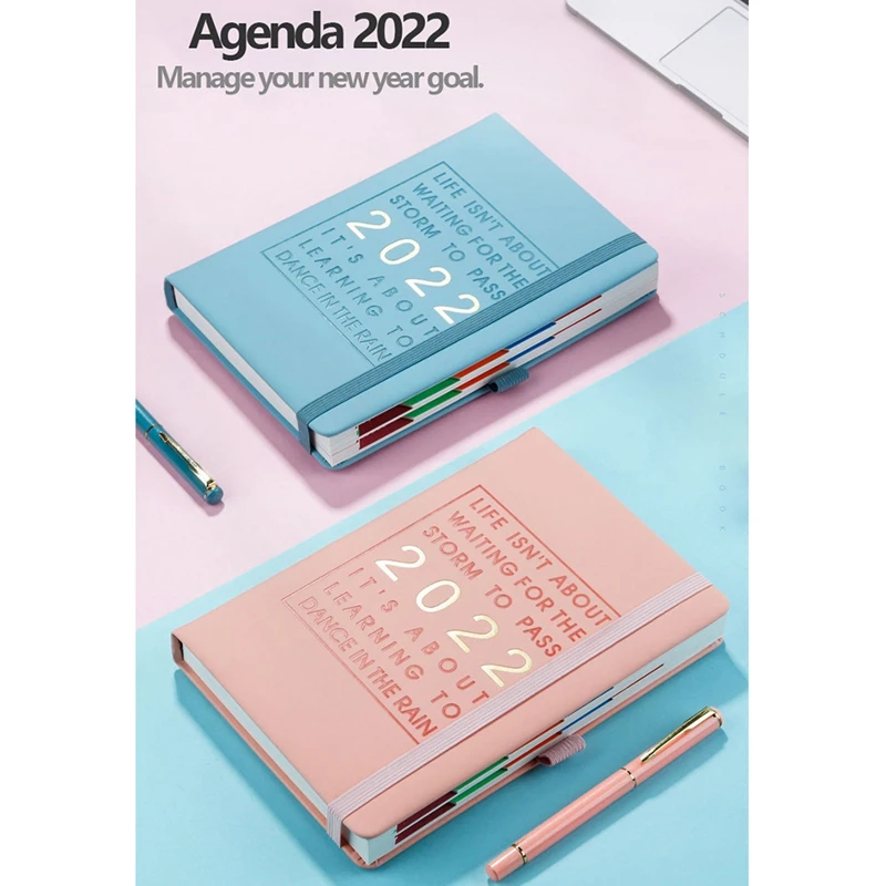 2022 A5 Planejador Notebooks Super Grosso PU Capa Planejador/Diário/Journal Notebooks Material escolar e de escritório