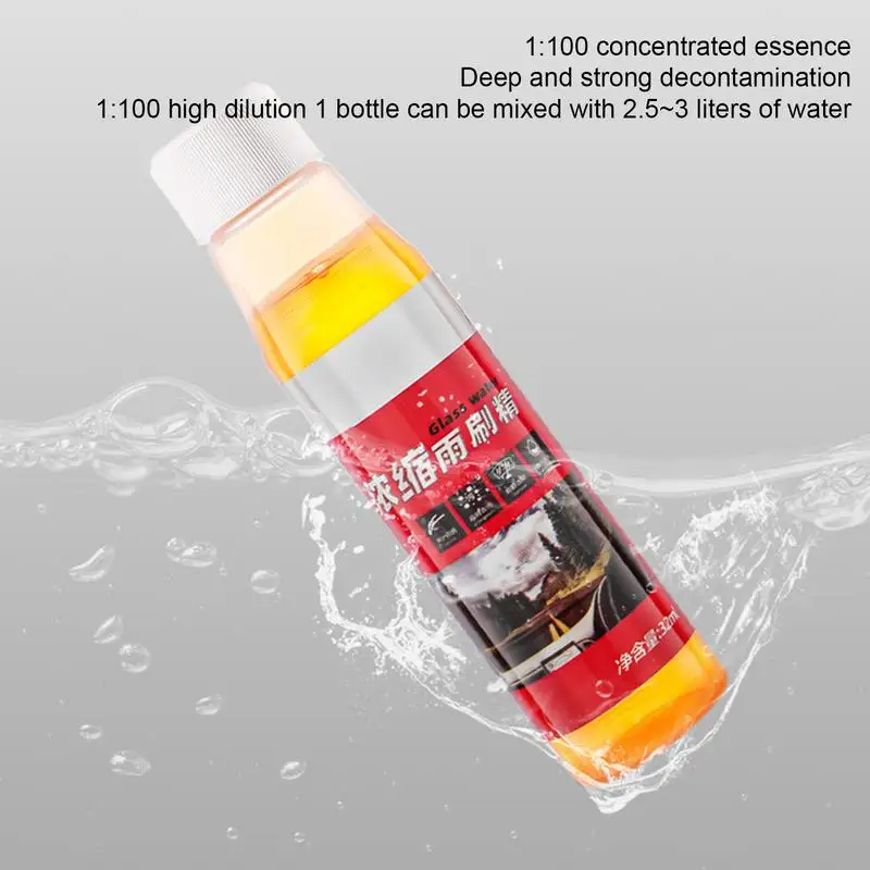 Geconcentreerde Voorruit Vloeistof 32 ml Auto Wasmachine Cleaner Vloeistof Geconcentreerd Voor Voorruit Langdurige Auto Glas Vuil Modder Vogel