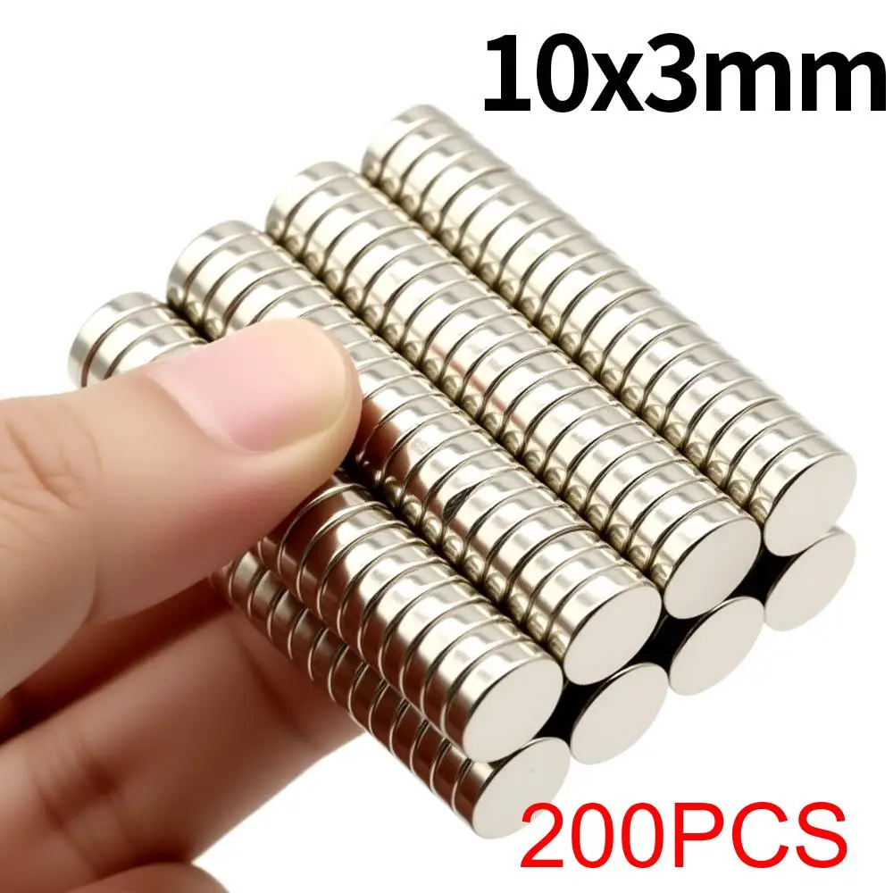 10 x 3 mm superstarker Neodym-Magnet N35 NdfeB Permanentmagnet imanes Runde leistungsstarke Magnete Kühlschrankmagnet