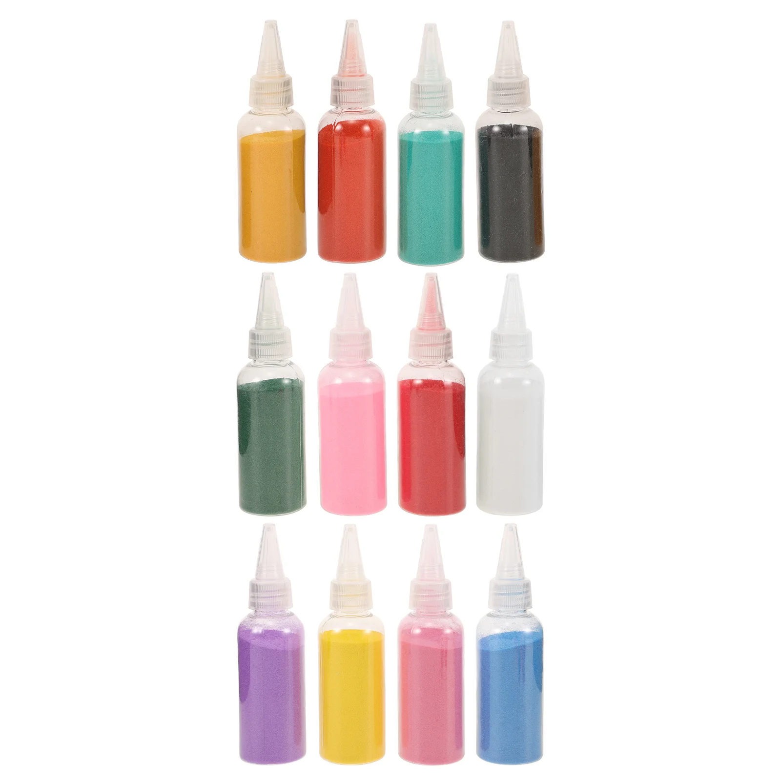

12 Pcs Color Sand for Crafts Coloured Children Colored Children's Painting DIY Handmade