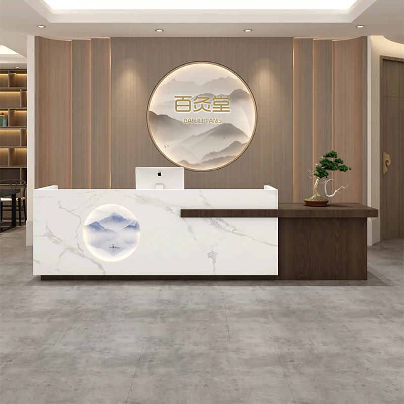 

Church Beauty Reception Desks Modern Pulpit Foot Spa Cashier Desks Shop Standing Pulpito Para Igreja Beauty Salon Furniture