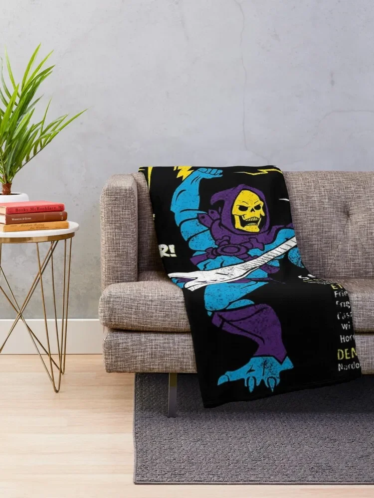 Skeletor Throw Blanket Winter beds Single Flannel Fabric Blankets