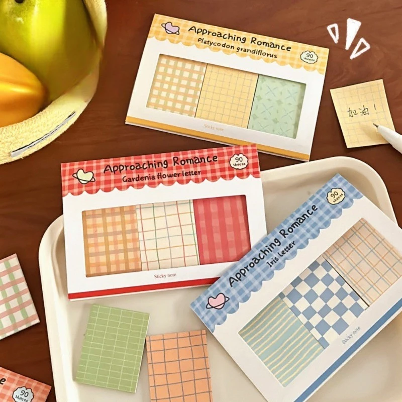 جديد متقلب مزيج ملاحظات لاصقة سلسلة رومانسية دفتر الديكور المواد الأساسية ورقة رسالة اوراق الملاحظات مكتب المدرسة