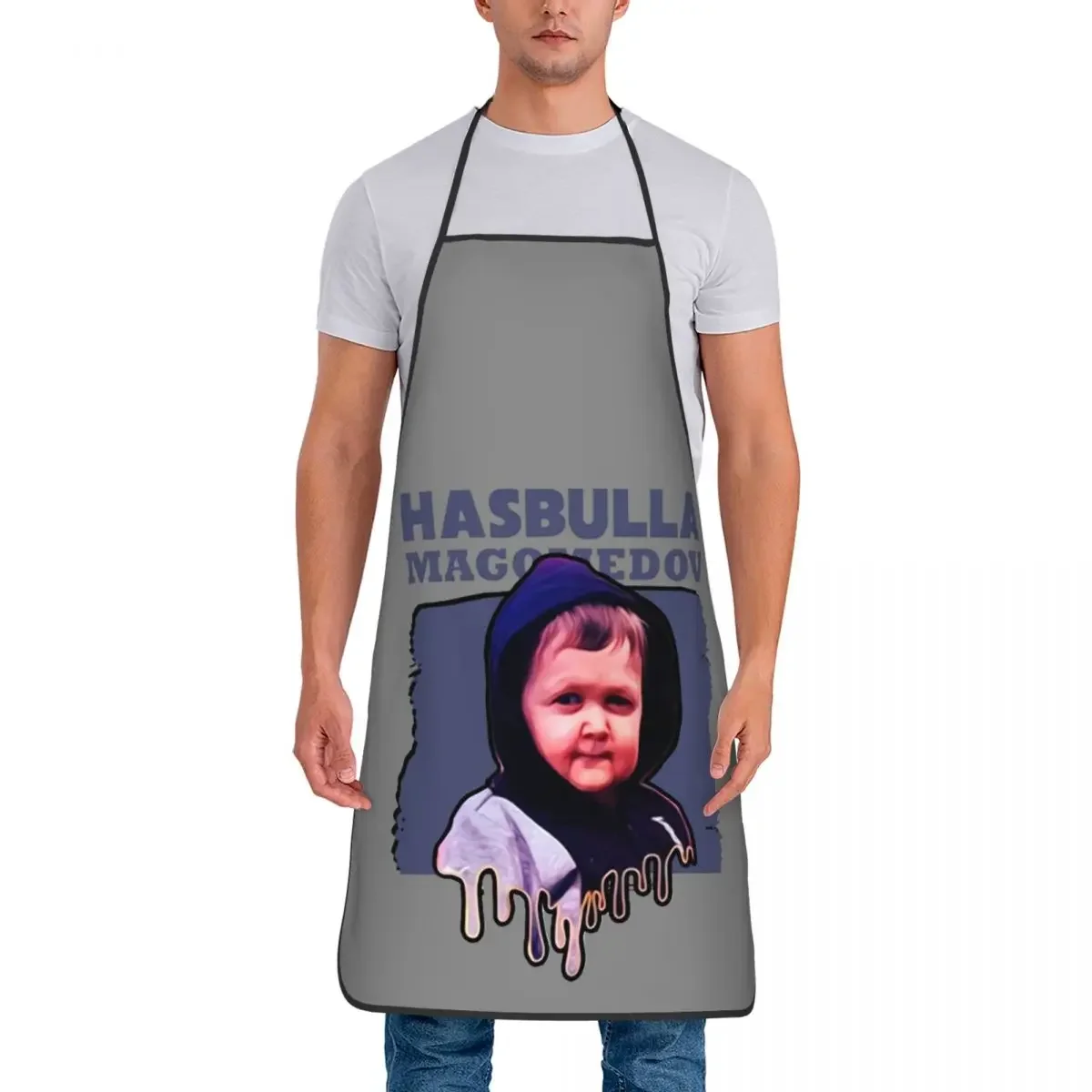 Funny Vintage Art Apron Men Women Unisex Kitchen Chef Hasbulla Tablier Cuisine Cooking Baking Painting