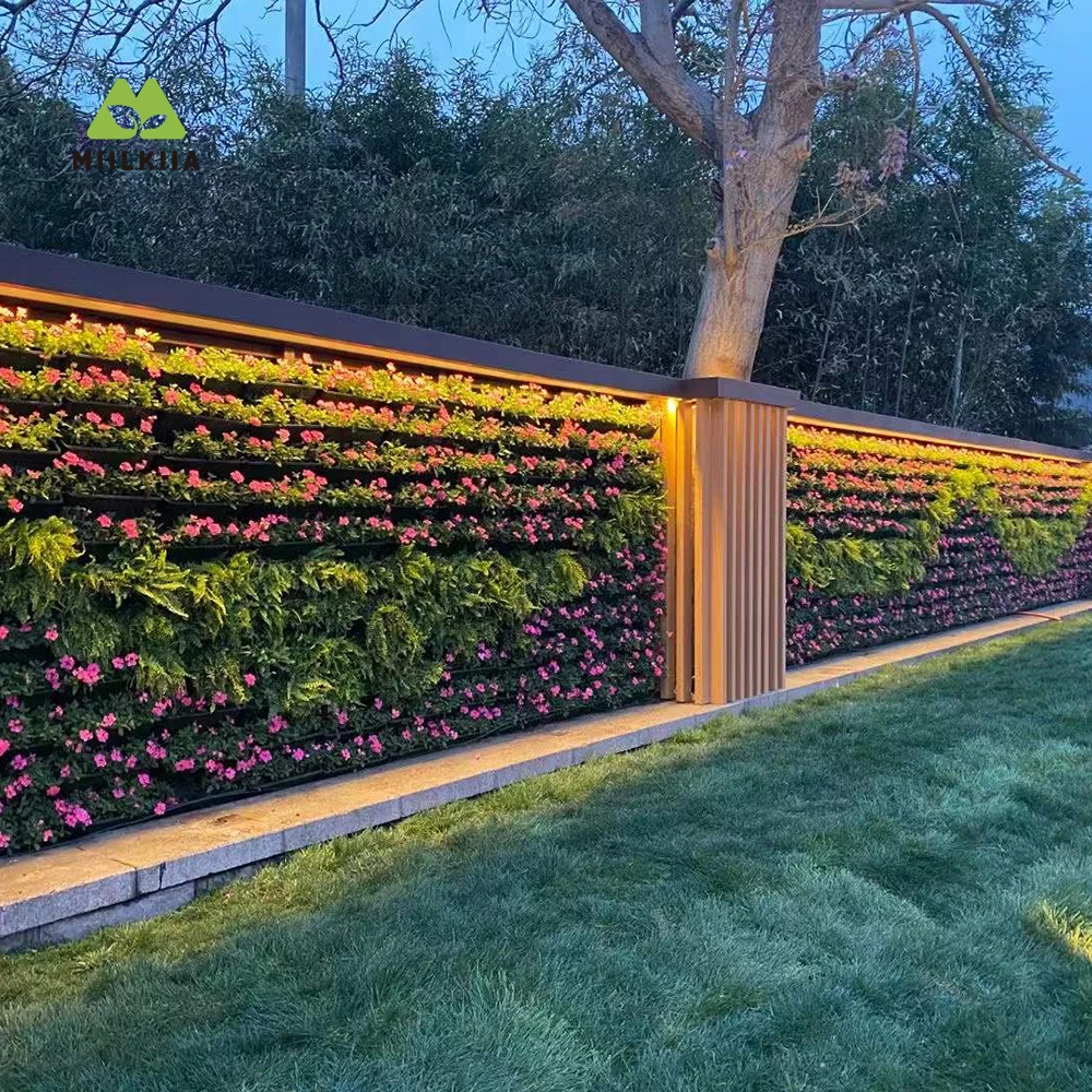 Outdoor Vertical Garden Planter with Water Separator – Wall-Mounted Stackable Pot for Herbs, Vegetables & Flowers