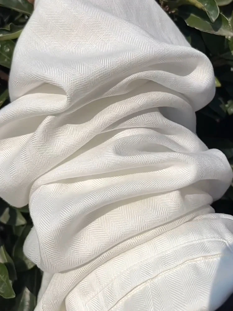 

High Waist Draped Ice Silk Wide Leg Pants Summer Thin New Casual Long Pants for Women Linen Anti-Uv Breathable Loose Fit