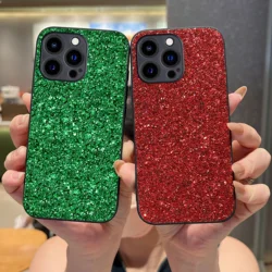 Luxury Glitter Full Coverage Flash Drill Soft Phone Case for iphone 17 16 15 14 13 12 11 Pro Max 7 8 Plus 16E 17Air Shell