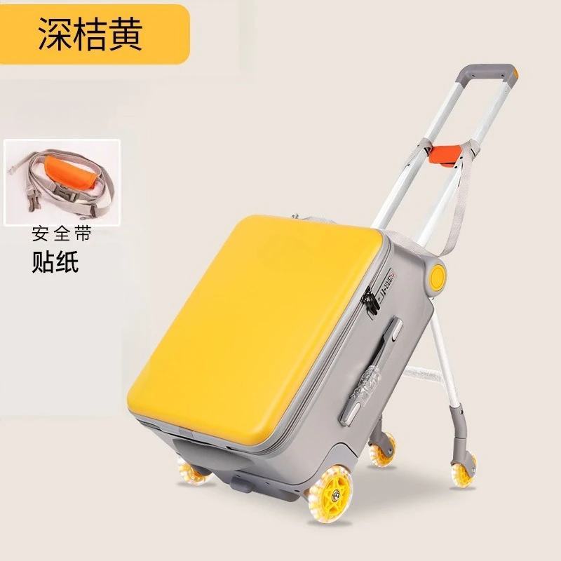 Sitting and riding multi-function trolley case