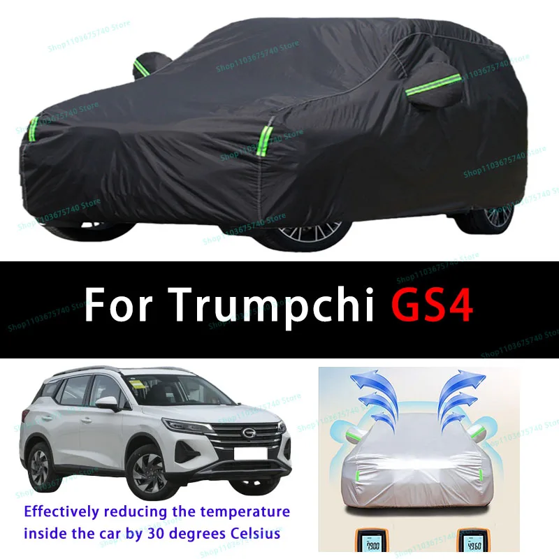 

For Trumpchi GS4 Summer Full Car Covers Outdoor Sun uv Protection Dust Cooling Protective Auto Protective Cover