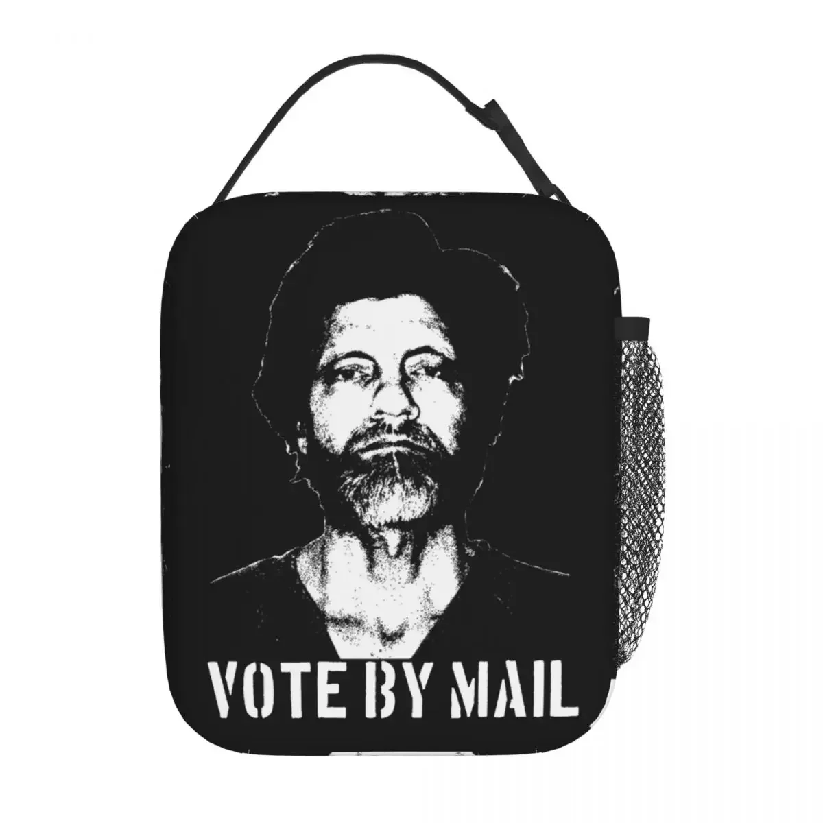 Vote By Mail Ted Kaczynski Insulated Lunch Bag Large Meal Container Cooler Bag Tote Lunch Box School Travel Men Women