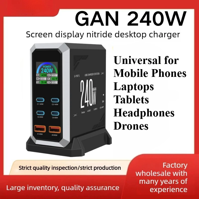 caricatore-gan-da-240w-stazione-di-ricarica-rapida-da-scrivania-per-macbook-laptop-tablet-iphone-samsung-pd31-140w-usb-tipo-c-6-porte-pps-pd