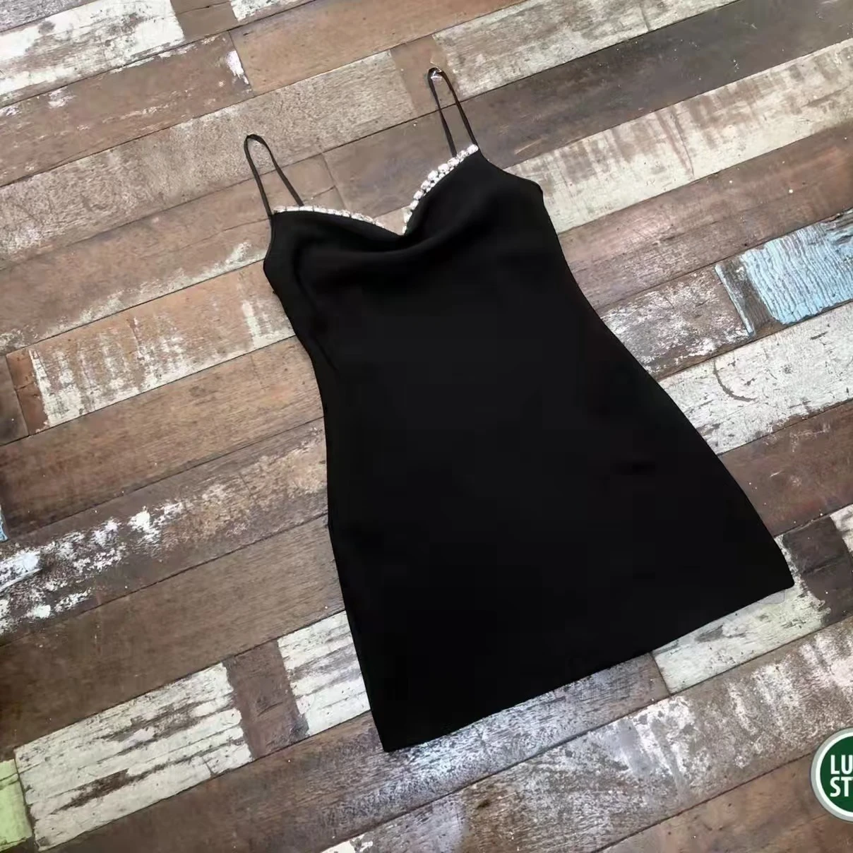 فساتين نسائية مقسمة مثيرة ضيقة ليلية بدون أكمام فستان بحمالة نحيل أنيق فساتين صغيرة بدون ظهر حفلة صيفية للسيدات #6