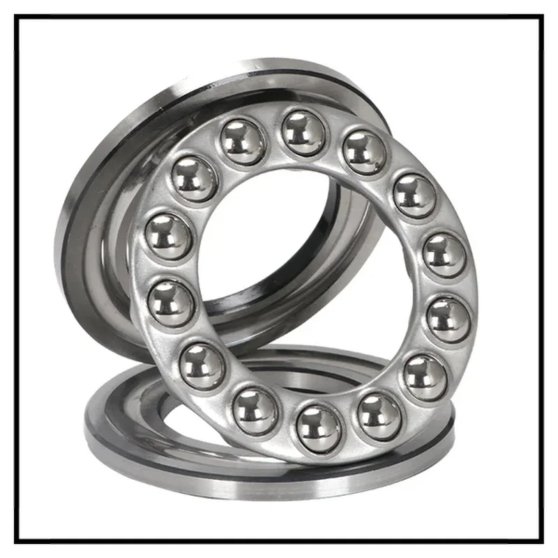 4Pcs High Quality Plane Thrust Ball Bearings 51100 51101 51102 51103 51104 51105 51106 51107 One‑Way Axial Thrust Bearings