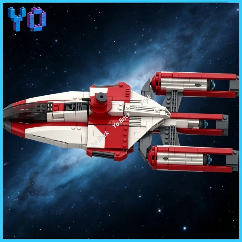 Realistic Space Attack Spaceship Building Block Set – Long-Range Battleship Bomber Mini Desktop Toy Decor776pcs