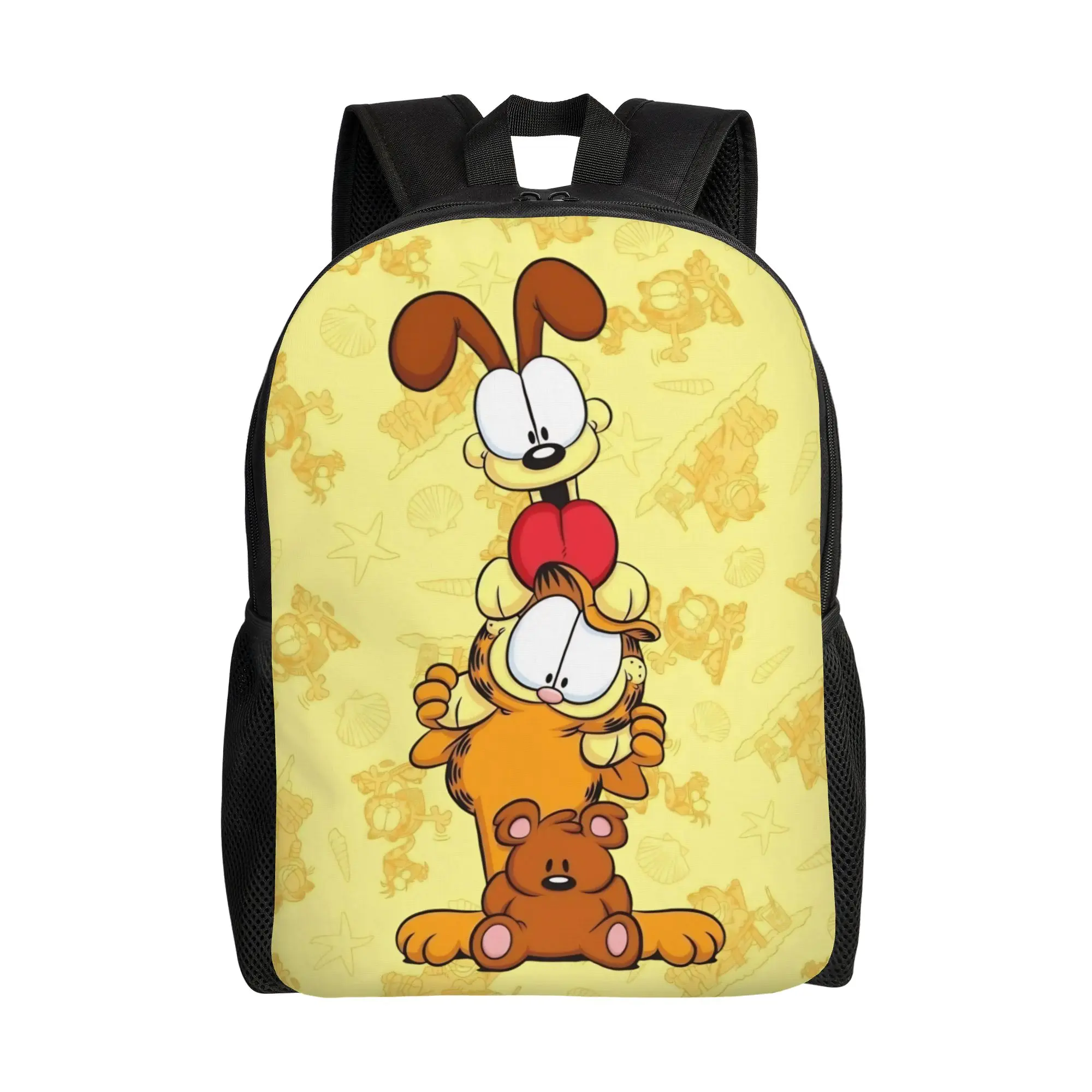 

Повседневный рюкзак Garfielded & Odie, легкий студенческий рюкзак для работы, для мужчин и женщин, холщовые сумки для колледжа