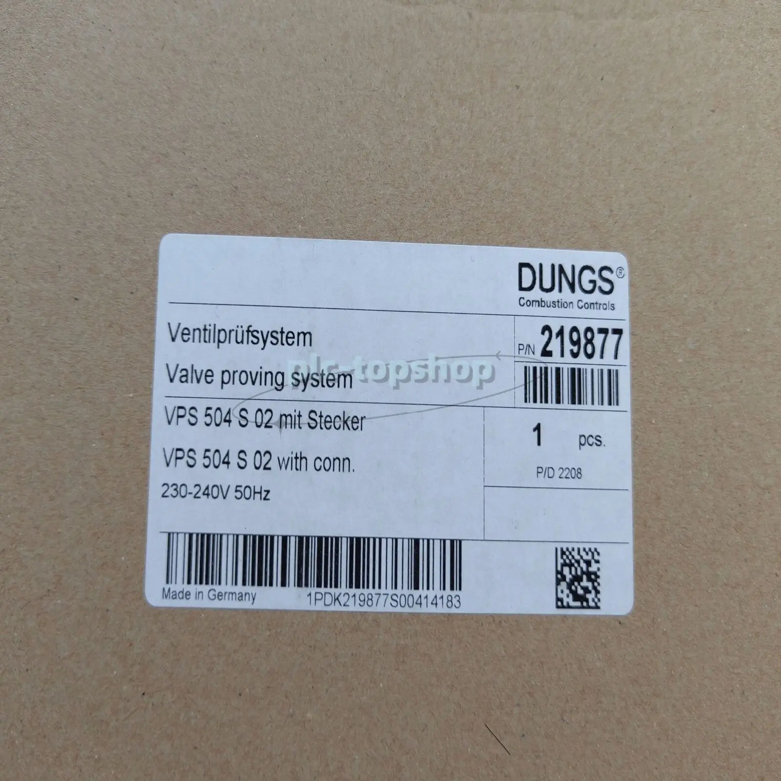 1PCS New Dungs VPS504 S02 VPS 504 S02 VPS504S02 Fast Ship SOTCK