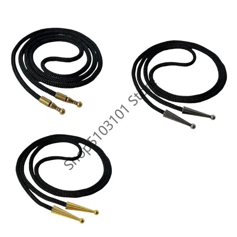 X6he Bolo Tie Craft Component Nylon Seil mit Anhänger für kreative Schmucknutzung