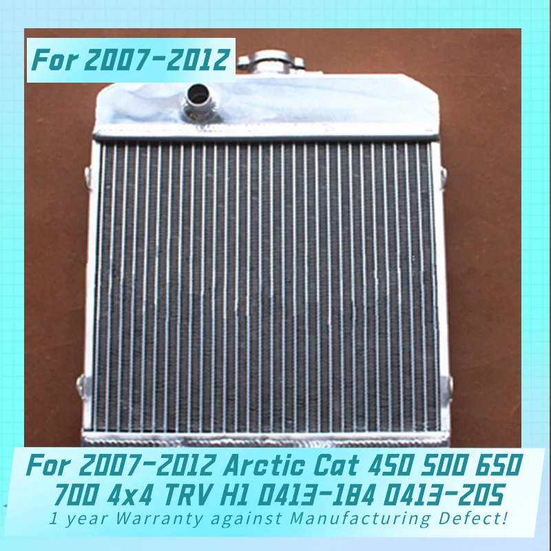 New Aluminum Radiator For 2007-2012 Arctic Cat 450 500 650 700 4x4 TRV H1 0413-184 0413-205 2007 2008 2009 2010 2011 2012