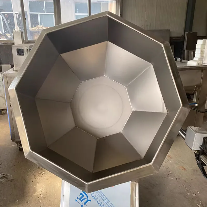New Octagonal Shape Stainless Steel Food Grade Food Seasoning Nuts Octagonal Flavoring Machine