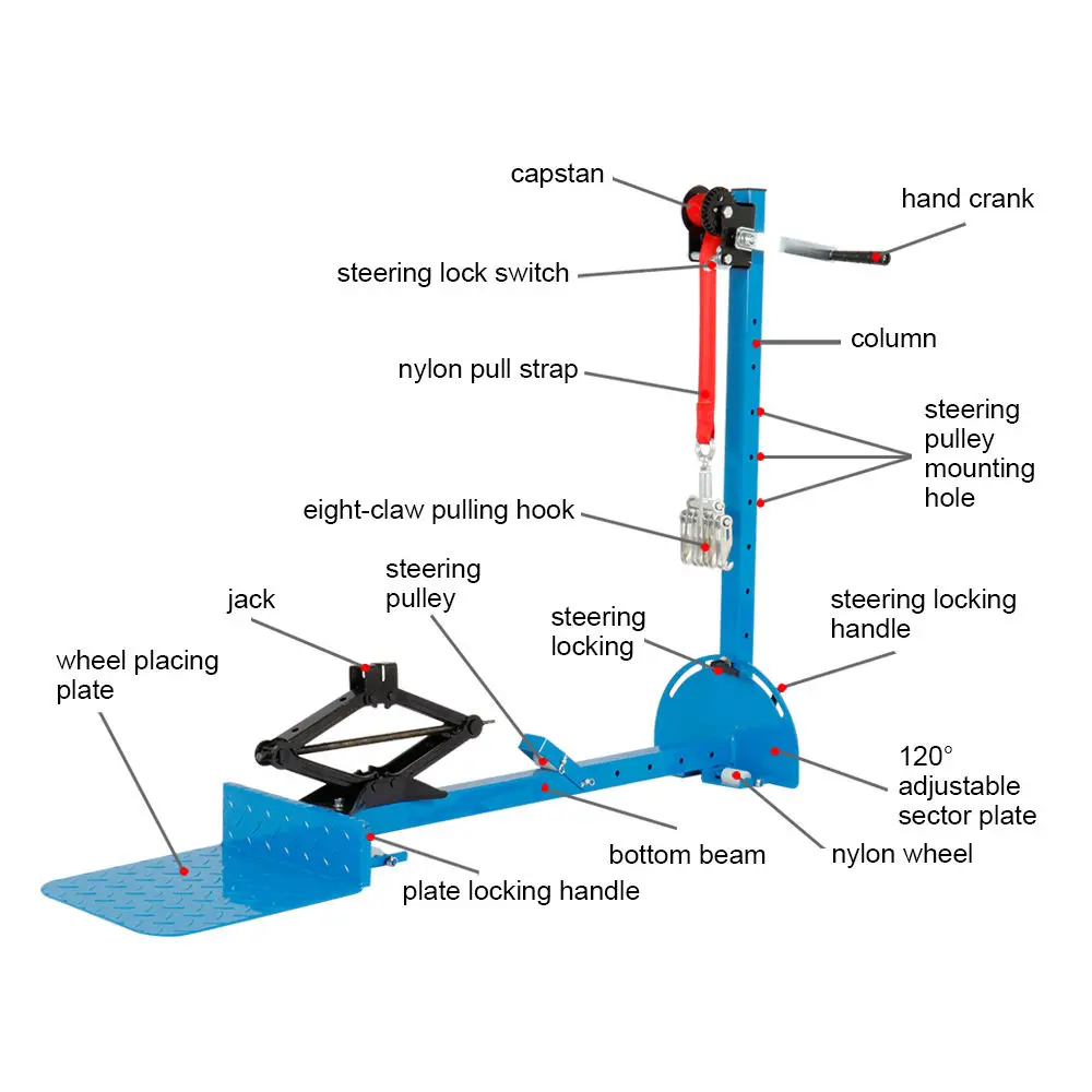 Auto Workshop Car Body Repair Tool Car Body Pulling Tower Repair Dent Pulling Machine Tools