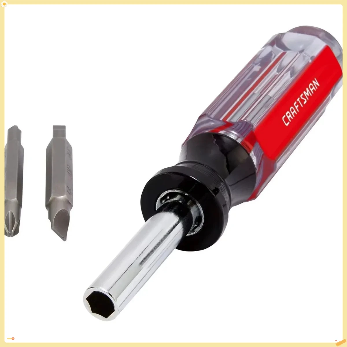 드라이버 멀티 비트 세트, 6 in 1, 아세테이트 핸들 ‎ 10.83 x 1.15 x 4.26 인치