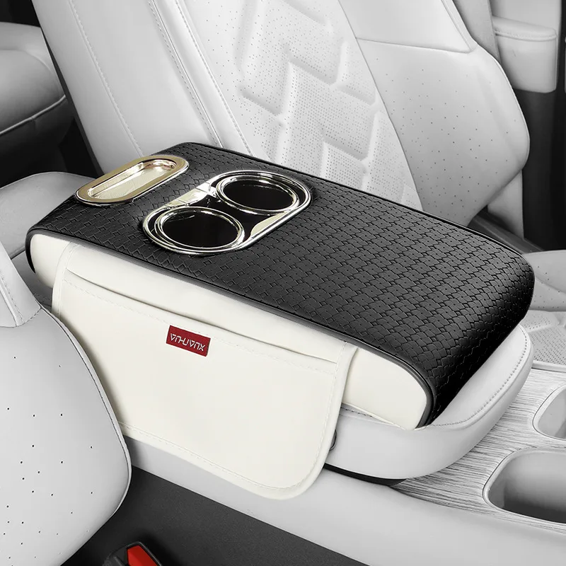 

Новый автомобильный подлокотник, коробка, универсальная сумка для хранения, автомобильный подстаканник, центральная накладка для увеличения высоты локтя, многофункциональная накладка для увеличения высоты