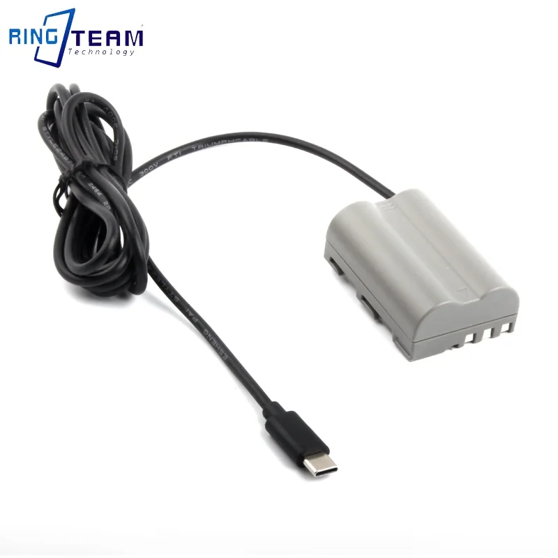Кабель питания PD USB-C Type-C длиной 1,5 м со стандартным соединителем постоянного тока ENEL3E для камер Nikon D70 D70S D80 D90 D100 D200 D300