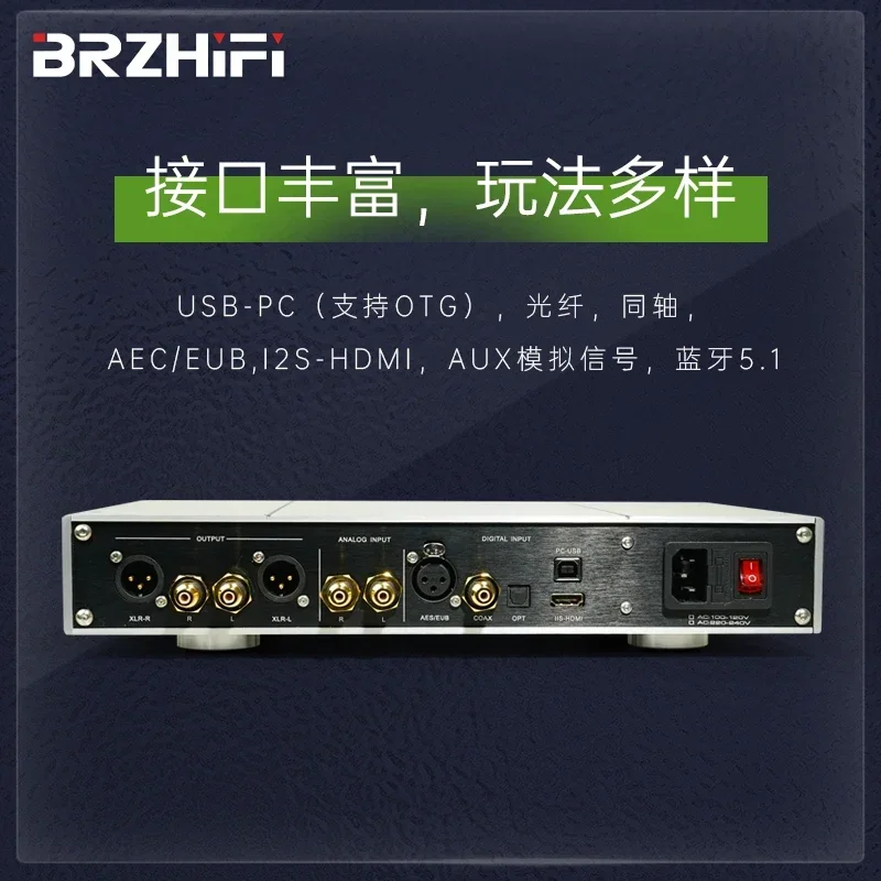 BREEZE DA10PRO HIEND Flagship Dual-core AK4499EX Fully Balanced DAC Decoder HIFI Fever