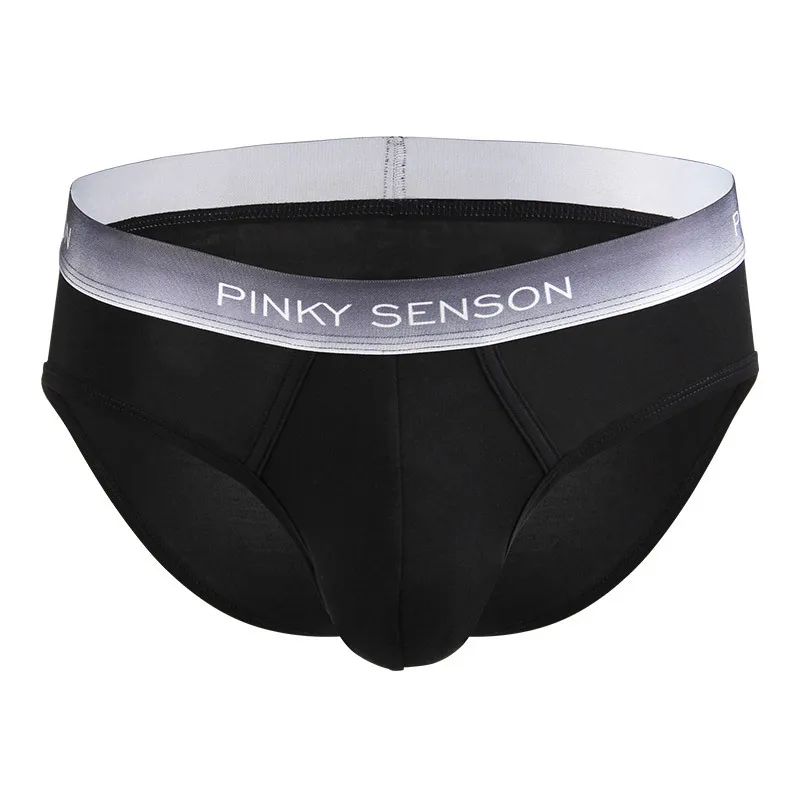 Stay Cool and Comfortable with Pinky Senson Men's Modal Solid Color Briefs