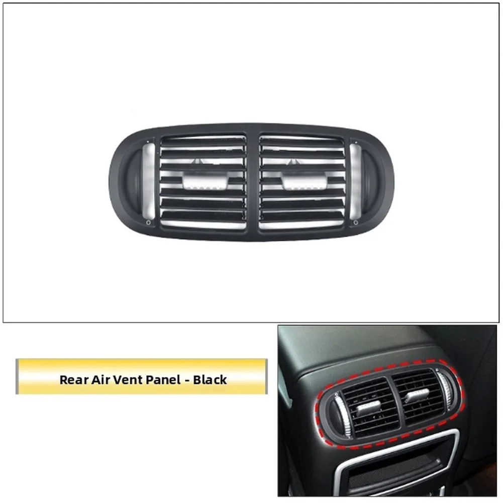 Air Vent Control Switch for Porsche For Cayenne 955 9PA 2003-2009 A/C Outlet Louver Vent Replacement Black PC ABS