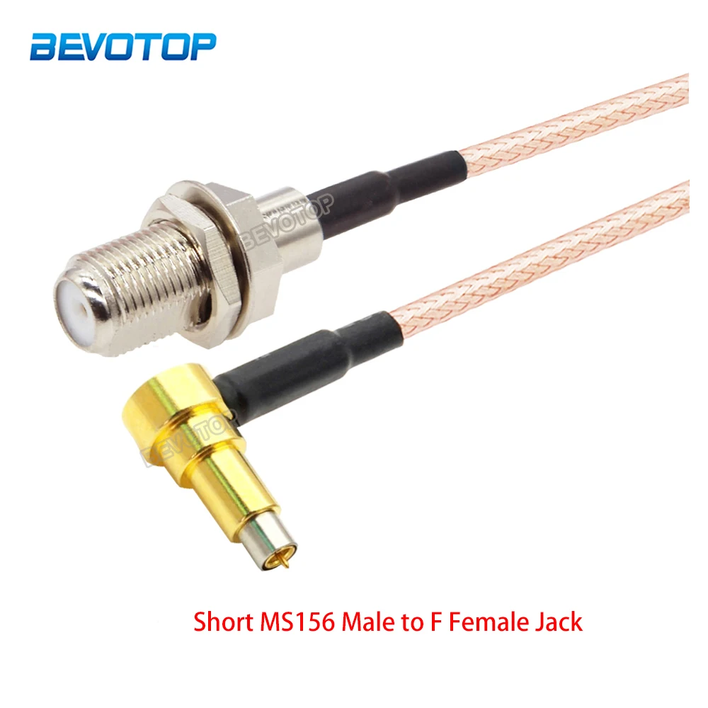 

1PCS MS-156 Pyhteyl Plug MS156 Male to F Female Jack Test Probe RG316 Pigtail Jumper Cable 15cm Leads RF Coaxial Extension Cable