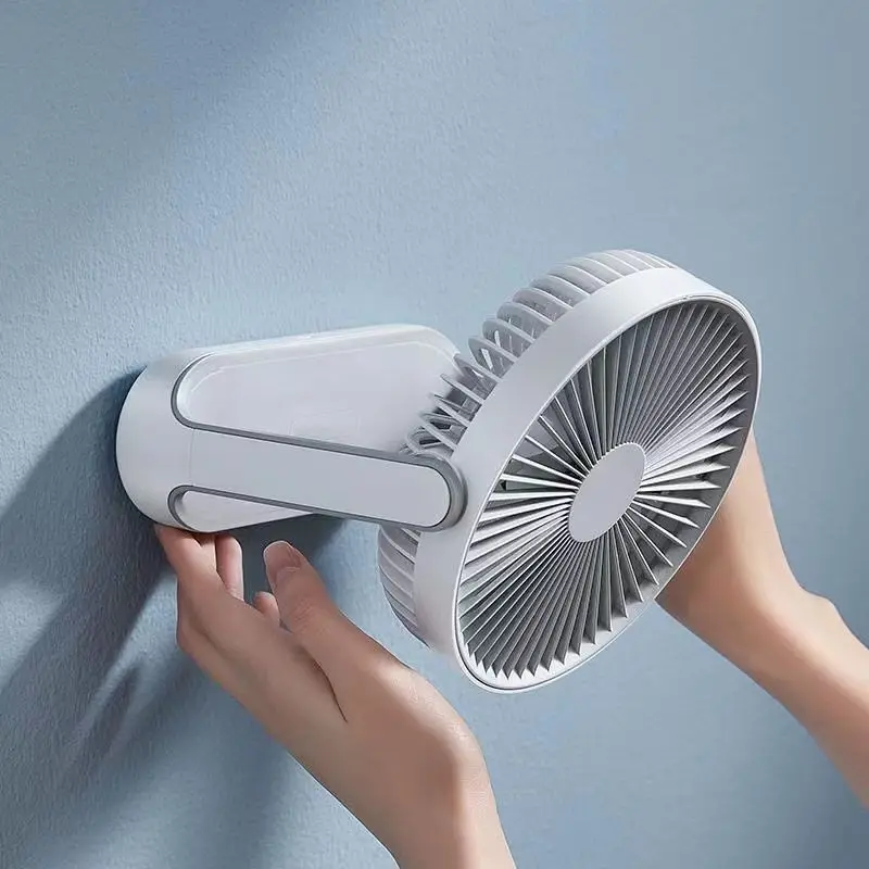 شاومي EDON سطح المكتب مروحة USB قابلة للشحن كتم الكهربائية مروحة 4 والعتاد سرعة الجدار الشنق المحمولة مروحة صغيرة مكتب المنزل سيارة