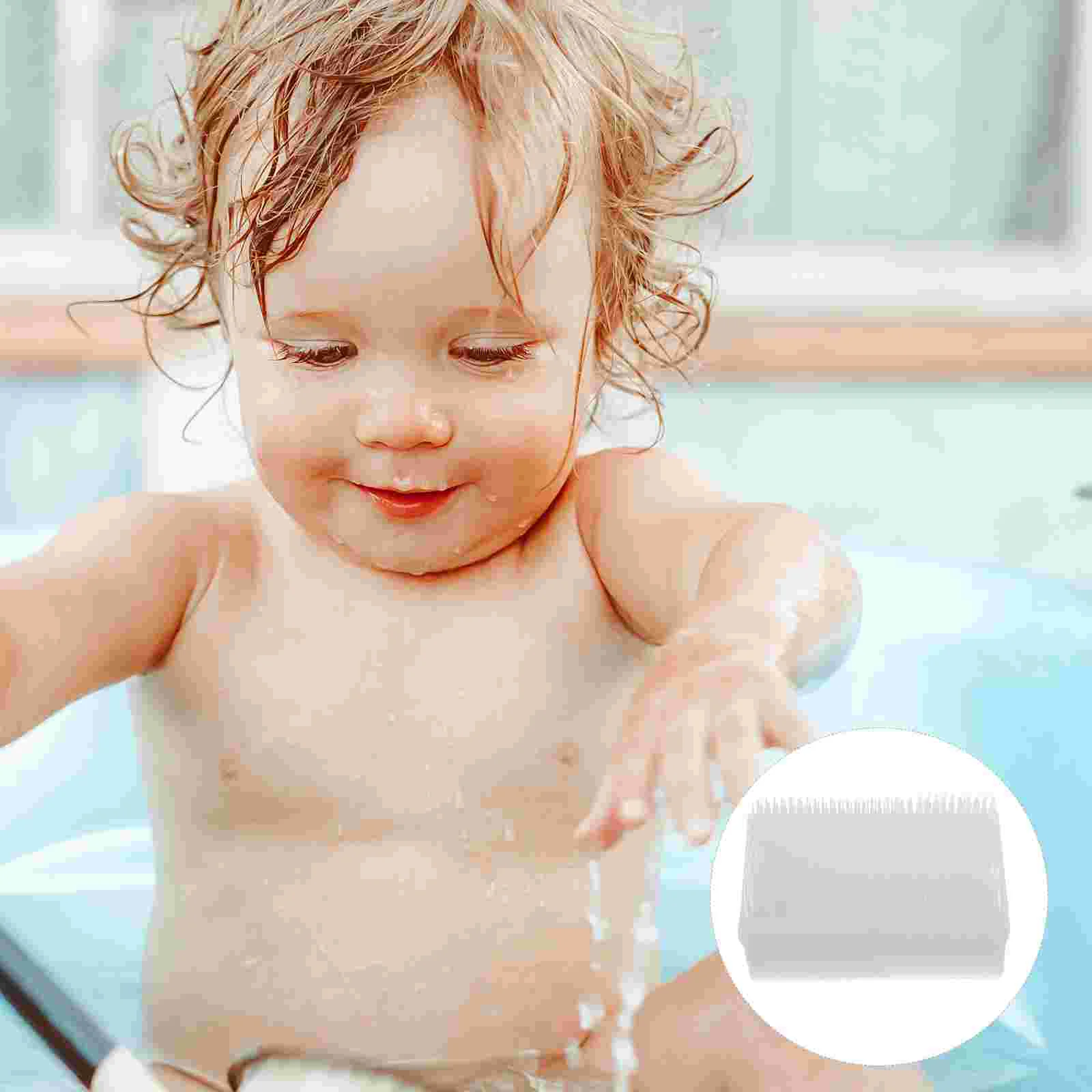 2 Pcs Autism Brush Spong Surgical Hands Scrub Therapressure Therapy Plastic Occupational Sensory Baby