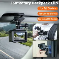 360° Rotary Hat Belt Magnetic Backpack Clip for DJI OSMO Action 5 Pro/4/3 insta360 GoPro Camera Clamp Mount Accessories