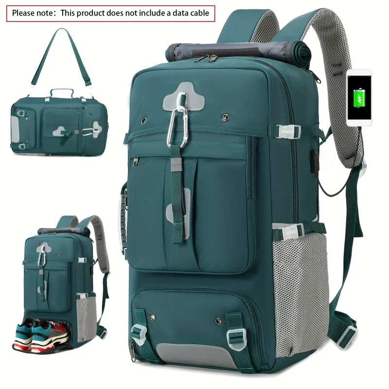 Outdoor Weekend Backpack 2026 New Large Capacity Stylish Hiking Travel Backpack for Boarding Business Duffle Bag view 6
