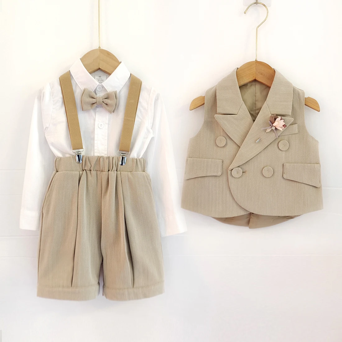 Baby photography clothes Boy Suit Kids Clothing Set Blazers Young Children Flower Girls Wedding Formal Dress