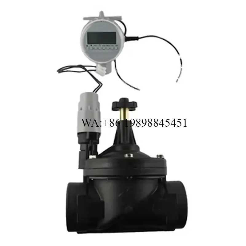 WMWMNU 4in Solar Agricultural Irrigation Valve Solenoid Plastic Intelligent Automatic Water Magnetic Valve Latching