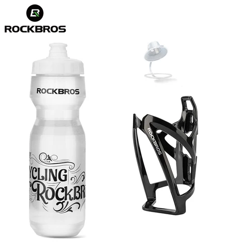 Imagen 2 del producto Soporte para botella de bicicleta ROCKBROS botella de agua para bicicleta de carretera colorido ligero PC soporte para botella de ciclismo, botella de agua para bicicleta MTB